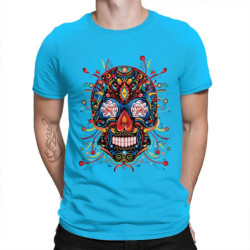 T-shirt tête de mort mexicaine - modèle 1