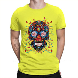 T-shirt tête de mort mexicaine - modèle 1