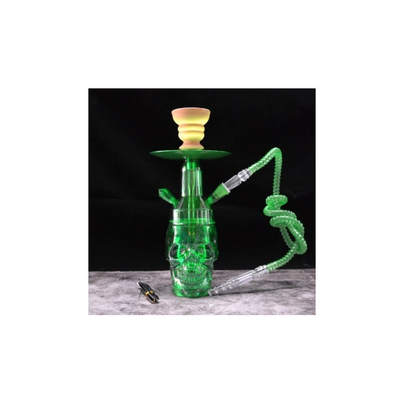 Chicha Tete de Mort Lumineuse couleur vert