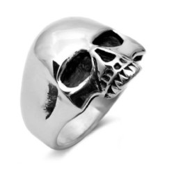 Bague Tete de Mort Keith Richards en Argent