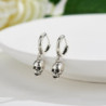 Boucles d'oreilles tête de mort en argent Sterling 925