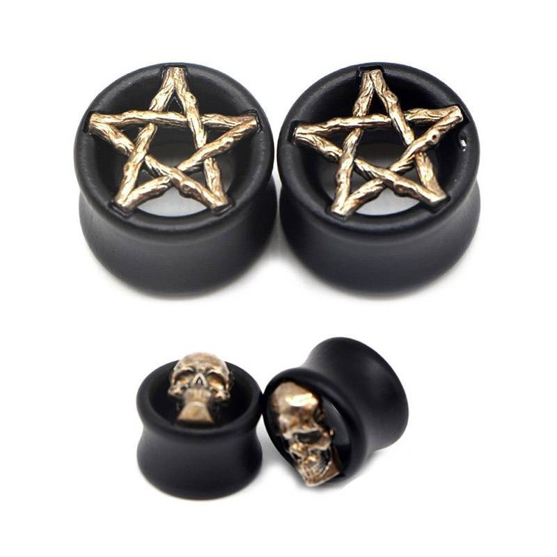Pin's Tête De Mort Ailée Hell's Design – Style Biker Métal Rock & Roll