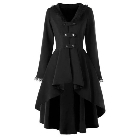 Robe Tête de Mort Vintage Steam Punk - modèle noir