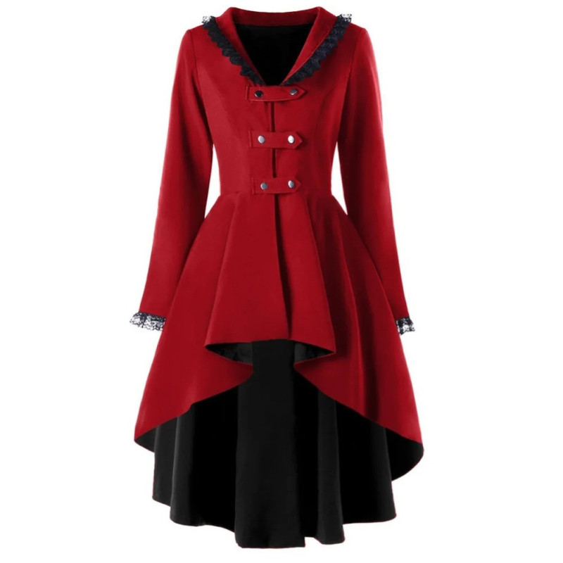 Robe Tête de Mort Vintage Steam Punk - modèle rouge