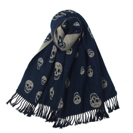 Véritable pashmina avec franges - modèle 6