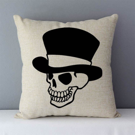 Housse de coussin tête de mort de canapé décoratif - 2 modèles !