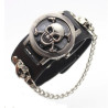 vue complète Montre Bracelet Tête de Mort Pirate