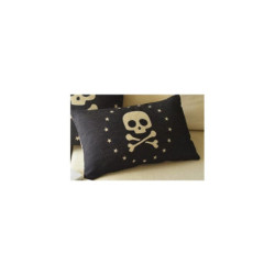 Housse de coussin tête de mort crâne Pirates - modèle 2