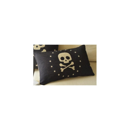 Housse de coussin tête de mort crâne Pirates - modèle 2