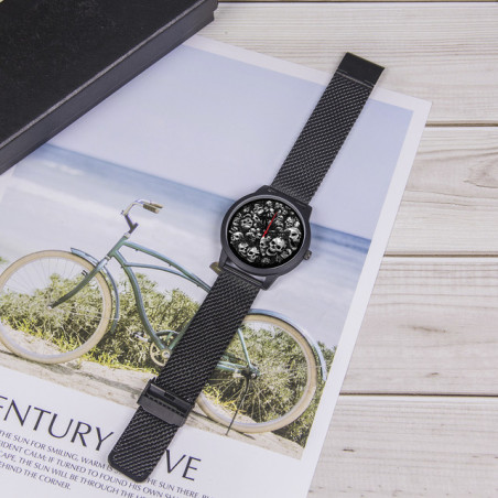 Montre Tête de Mort Crânes à Quartz pour Hommes Modèle 2