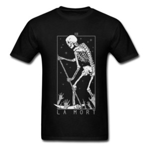 T-shirt Gothique Carte Tarot "La Mort"