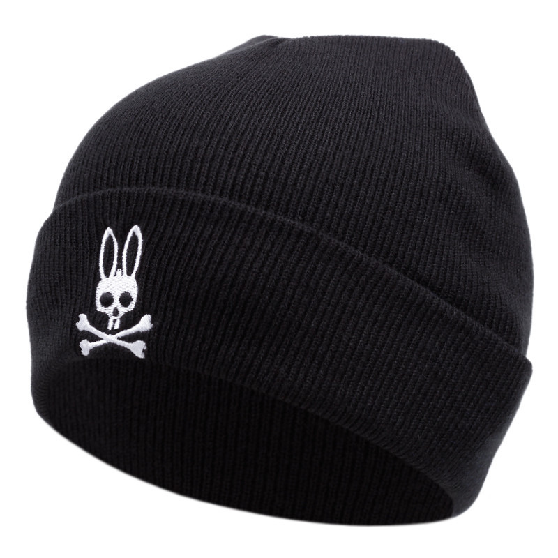 Bonnet D'hiver Ample Tête De Mort - Couleur Unie, Taille 28.5x27 Cm, Neuf Avec étiquettes