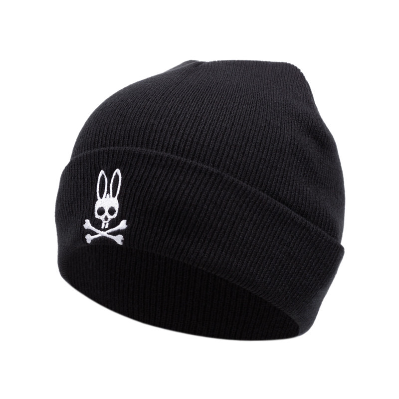 Bonnet Tête de Mort Lapin Unisexe Skull Bunny Couleur Noir