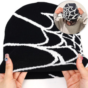 Vue Détails Bonnet Toile Araignée Spider