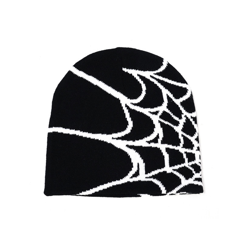 Bonnet Toile Araignée Spider Couleur Noir