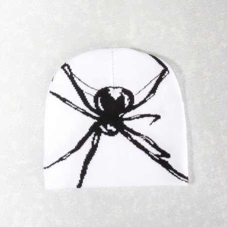 Bonnet Araignée Migale de la Mort Couleur Blanc
