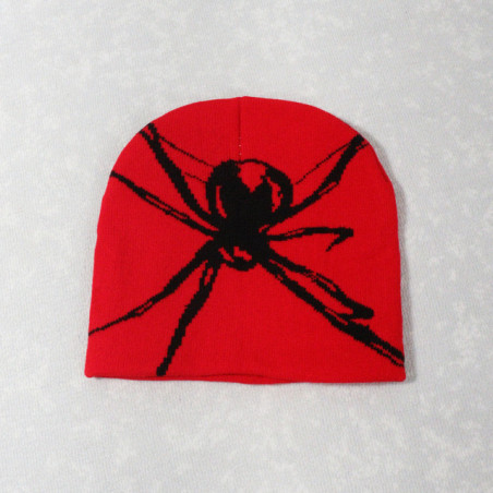 Bonnet Araignée Migale de la Mort Couleur Rouge