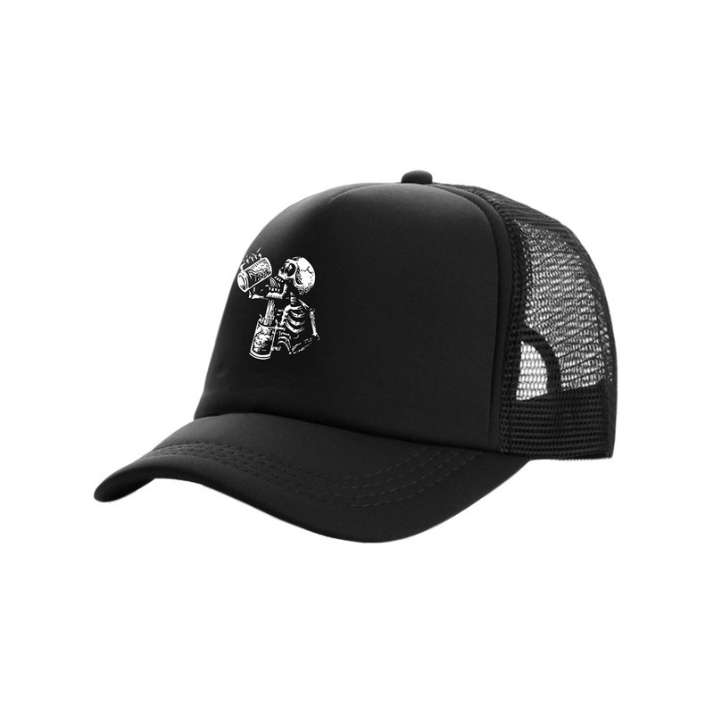 Casquette Squelette Cool et Bière Modèle 6