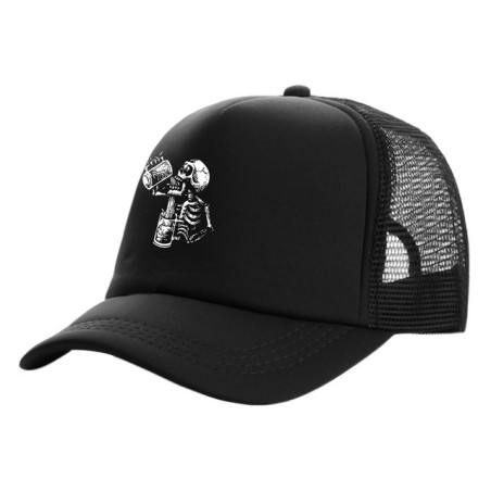 Casquette Squelette Cool et Bière Modèle 6
