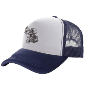 Casquette Squelette Cool et Bière Modèle 4