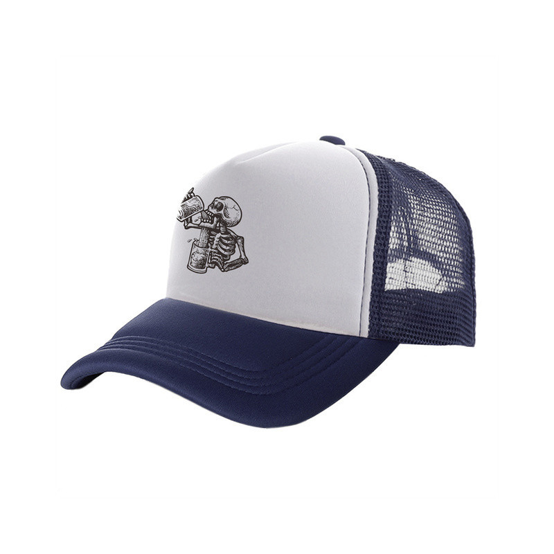 Casquette Squelette Cool et Bière Modèle 4