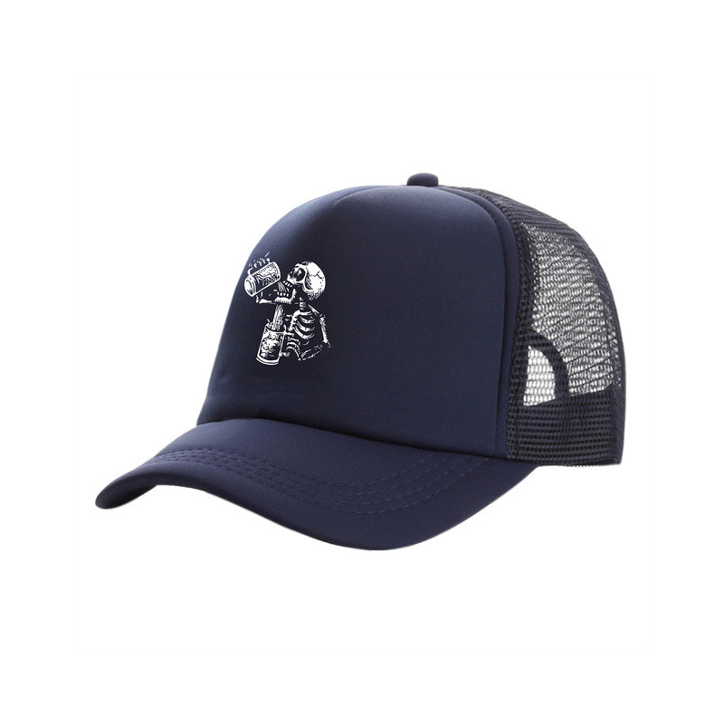 Casquette Squelette Cool et Bière Modèle 3
