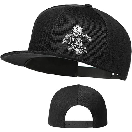 détais Casquette Tête de Mort Squelette Skater