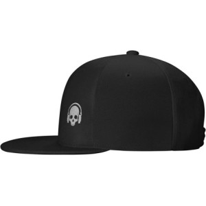 Vue Côté Casquette Tête de Mort Skull Music