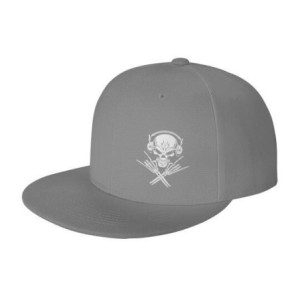 Casquette Tête de Mort Crâne Squelette Musique Couleur Gris