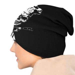 Vue Côté Bonnet Tête de Mort Chef Cuisinier