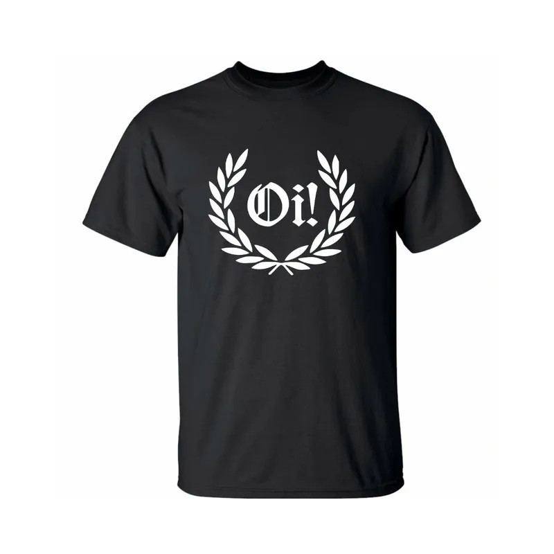 T-Shirt Punk Rock "Oi!" - Style et Confort pour les Rebels