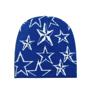 Bonnet Design étoiles Rock And Roll Couleur Bleu