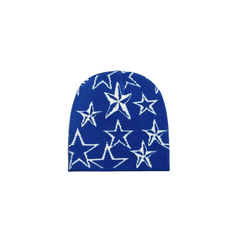 Bonnet Design étoiles Rock And Roll Couleur Bleu