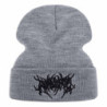 Bonnet Gothique Black Metal Couleur Gris