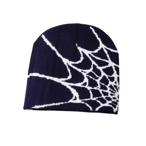 Bonnet Toile Araignée Spider Couleur bleu marine