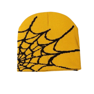 Bonnet Toile Araignée Spider Couleur jaune