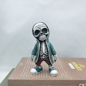 Figurines Tête de Mort Petits Squelettes en résine Modèle 4