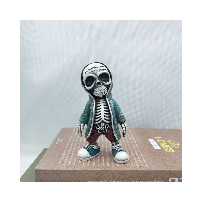 Figurines Tête de Mort Petits Squelettes en résine Modèle 4