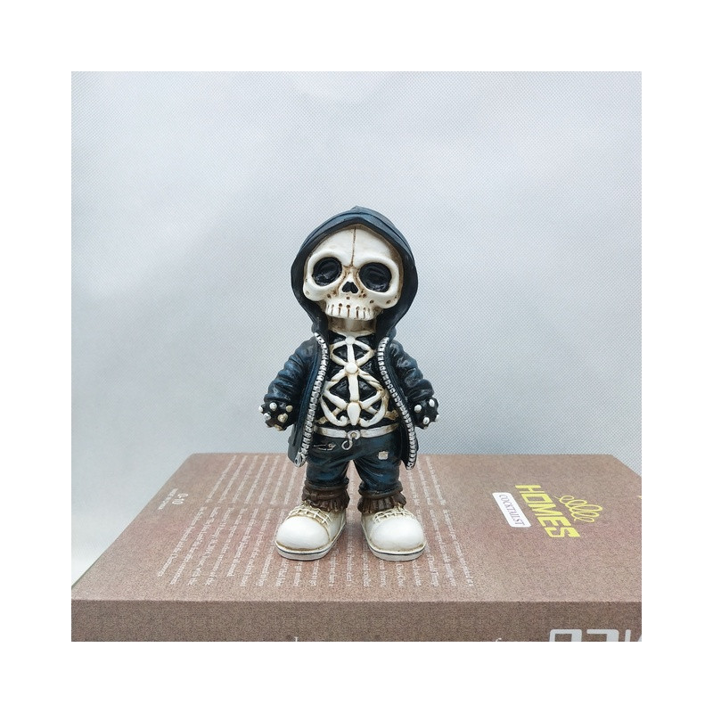 Figurines Tête de Mort Petits Squelettes en résine Modèle 2