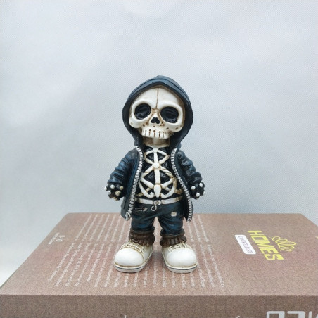 Figurines Tête de Mort Petits Squelettes en résine Modèle 2