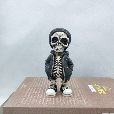 Figurines Tête de Mort Petits Squelettes en résine Modèle 3