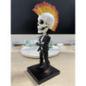 Vue Côté Droit Figurines Tête de Mort Artisanale Squelette Crâne Punk 