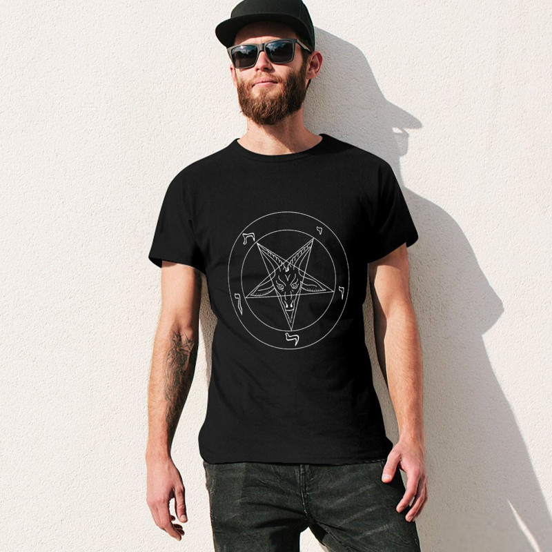 T-shirt Gothique Pentagramme Baphomet