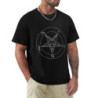 T-shirt Gothique Pentagramme Baphomet Couleur Noir