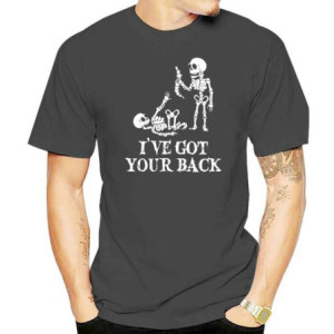T-shirt Tête de Mort Squellette Humour