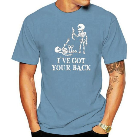 T-shirt Tête de Mort Squellette Humour