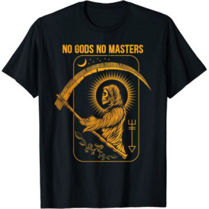 T-shirt Anarchiste "Moissonneur de Liberté" - No Gods No Masters