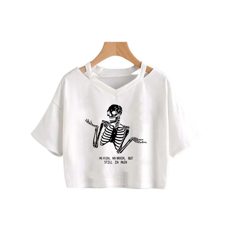 T-shirt Squelette Penseur - No Flesh