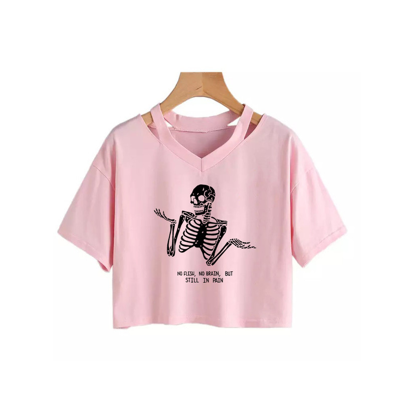 T-shirt Squelette Penseur - No Flesh