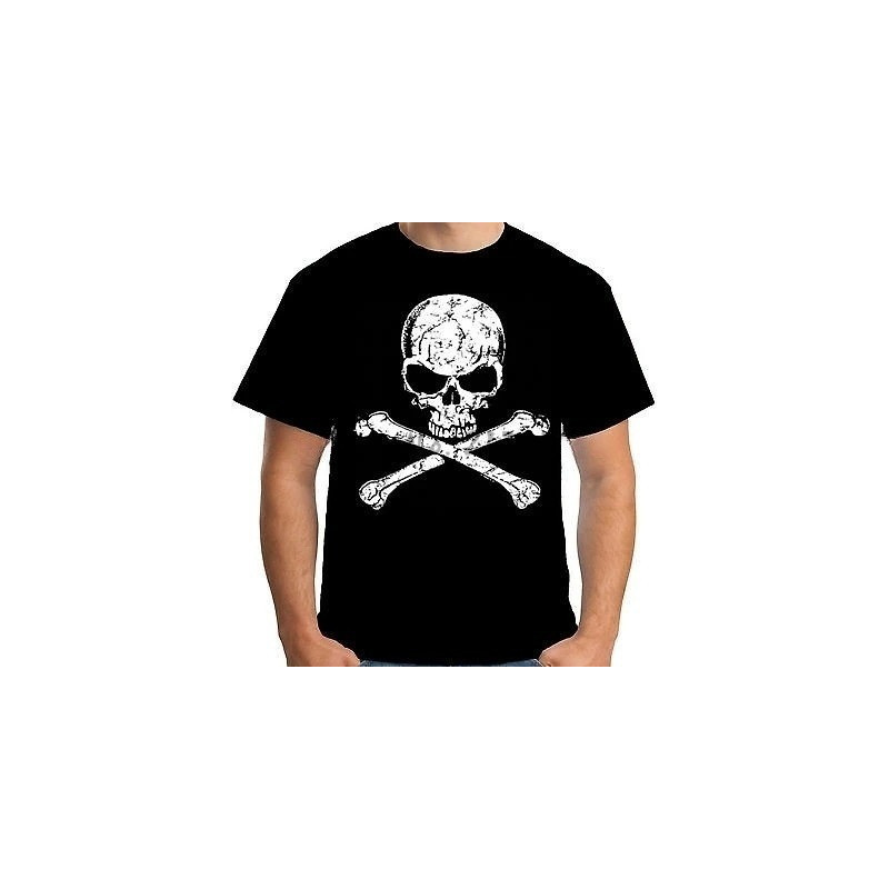 T-shirt Tête de mort Skull and bones